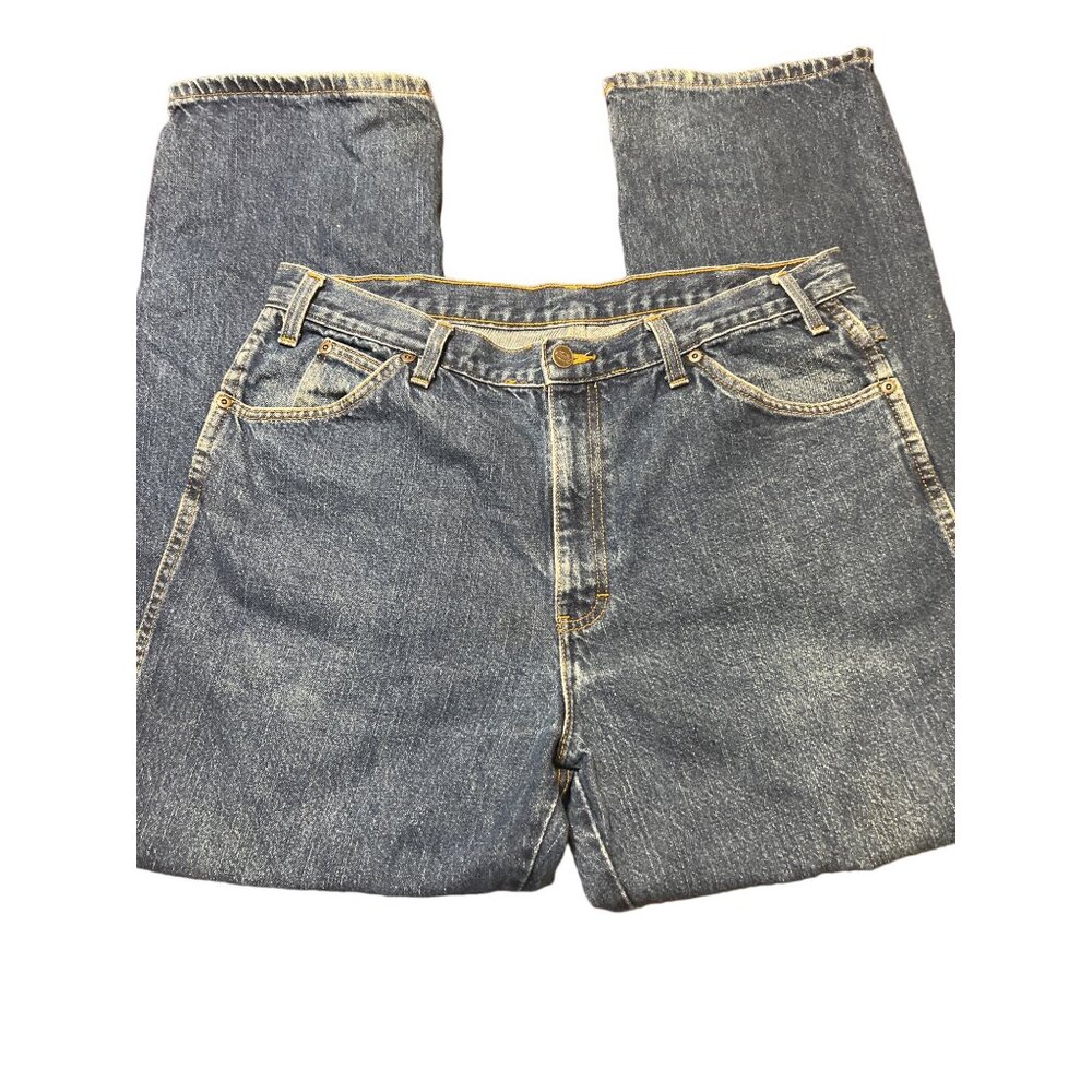 Vintage Dickies Blue Denim Jeans Relaxed Fit No Size Tag See Measurements